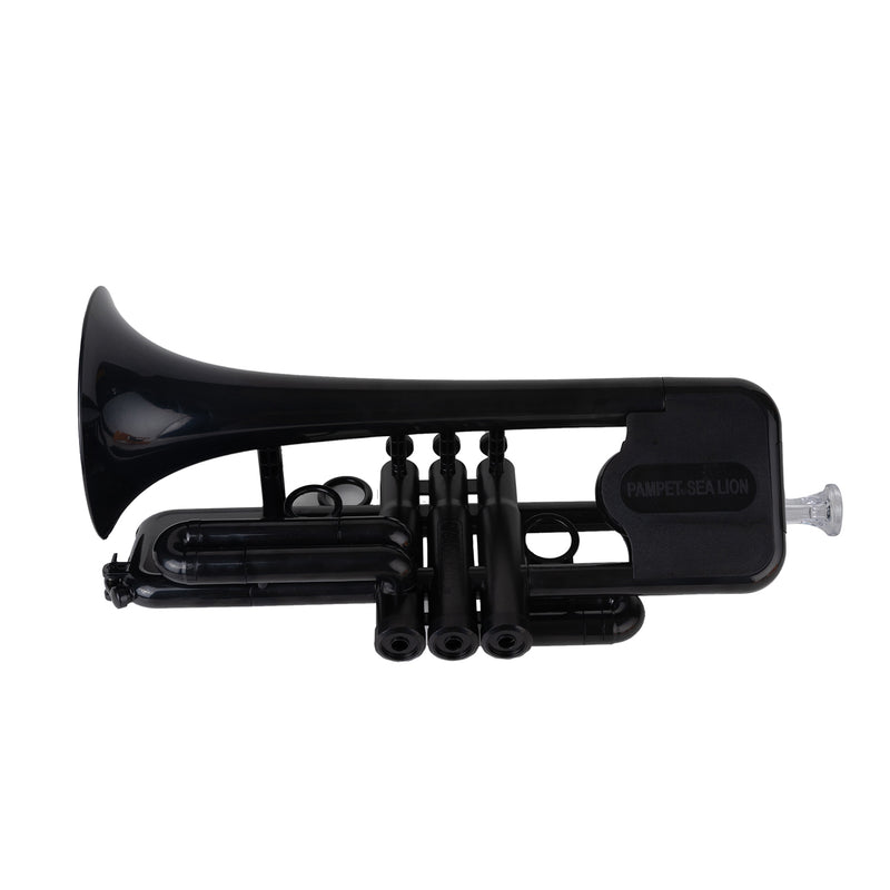 PAMPET SEA LION Bb Tone ABS Trumpet Cornets for Beginners with Carry Bag and Mouthpieces