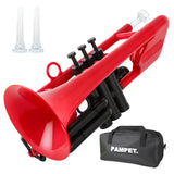 PAMPET SEA LION Bb Tone ABS Trumpet for Beginners with Carry Bag and Mouthpieces