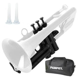 PAMPET SEA LION Bb Tone ABS Trumpet for Beginners with Carry Bag and Mouthpieces