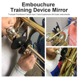 MirTra Embouchure Mirror Training Device for Brass Instruments Trumpet Trombone French Horn Fluglehorn