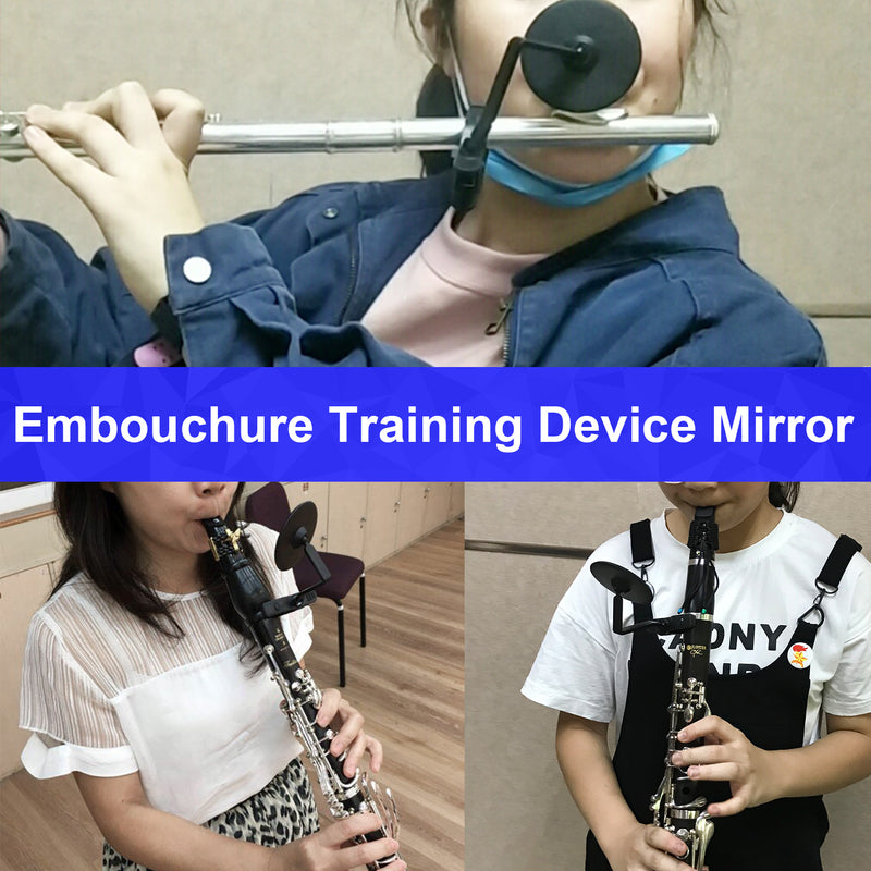 MirTra-Long Embouchure Mirror Training Device for All Woodwinds Instruments Flute,Saxophone,Clarinet,Piccolo,Oboe,Bassoon, Recorder