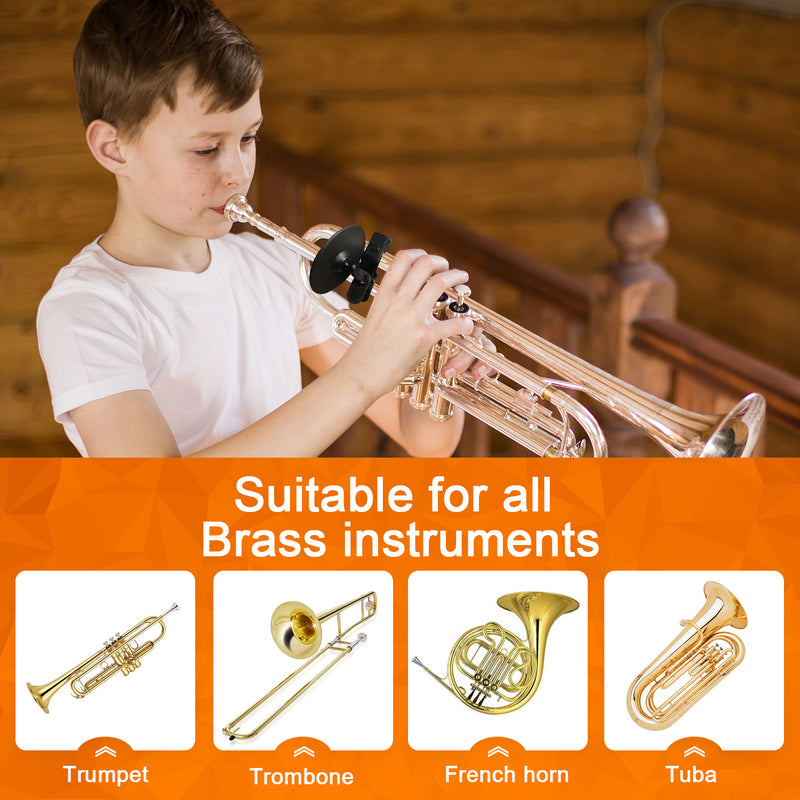 TruTra Trumpet Valves+MirTra Embouchure Mirror for All Brass Instruments Lip Practice