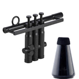 TruTra Trumpet Valves+Plastic Practice Mute for Trumpet Beginners Professionals